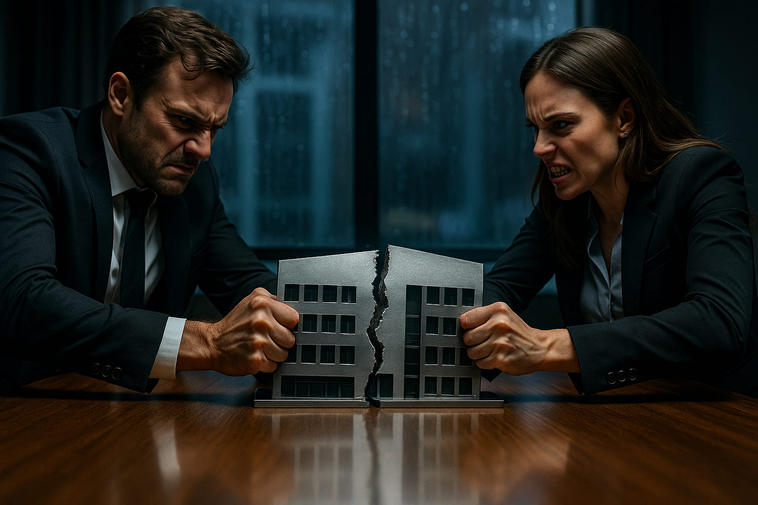 Époux associés entreprise divorce