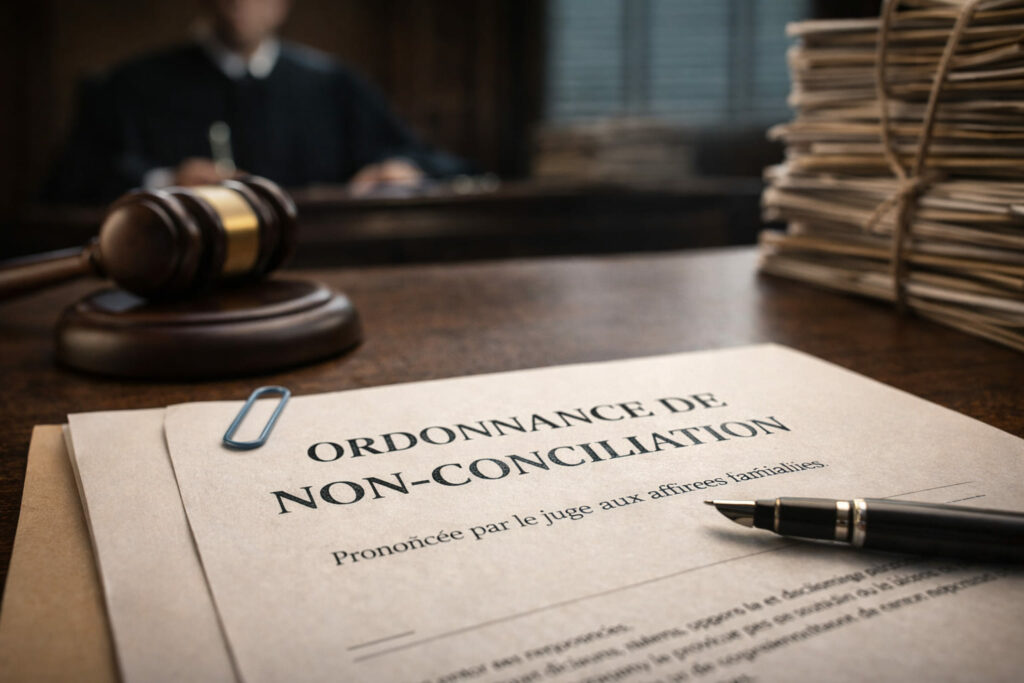 Ordonnance de non-conciliation
