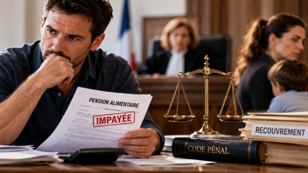 Pension alimentaire impayée au tribunal (1)